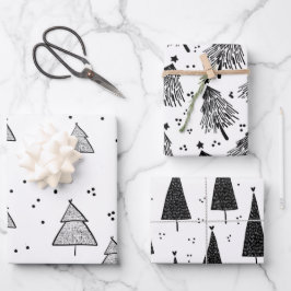 Hoja De Papel De Regalo Wrapping Paper Sheets - Christmas Patterns