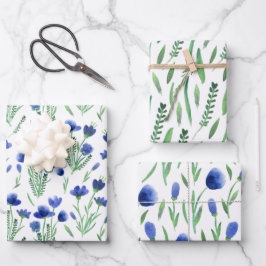 Hoja De Papel De Regalo Wrapping Paper Sheets - Flowers & Leaves