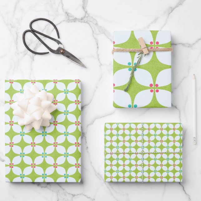 Hoja De Papel De Regalo wrapping paper trio (Anverso)