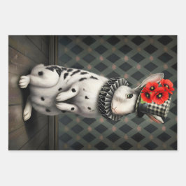 Hoja De Papel De Regalo Wrapping Paper Whimsy Rabits