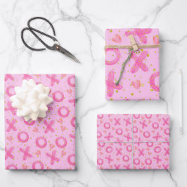 Hoja De Papel De Regalo XOXO Día de San Valentín