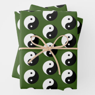 Hoja De Papel De Regalo Yin y Yang