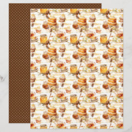 Hoja de papel de revista vintage de abeja de miel