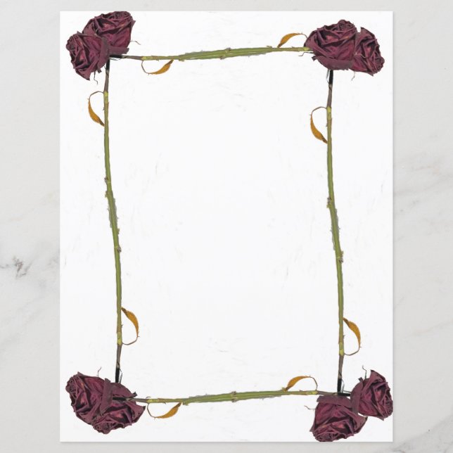 Hoja de papel de Rosa (Anverso)