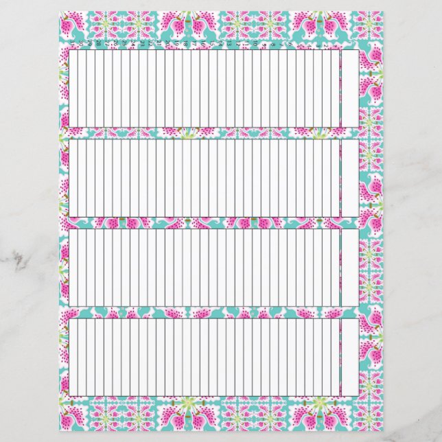 Hoja de papel de seguimiento (Anverso)