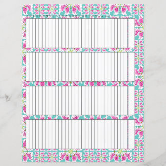 Hoja de papel de seguimiento