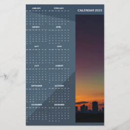 Hoja de papel del calendario de fotos de cartuchos