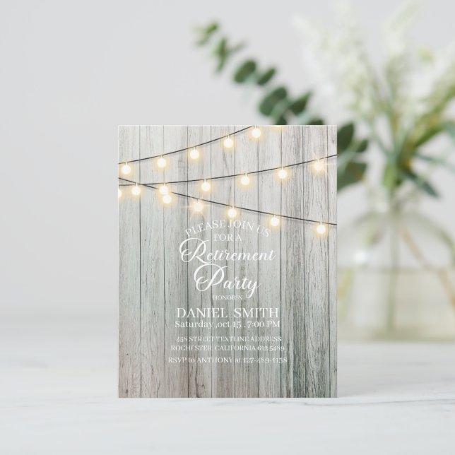 Hoja de papel del Fiesta de Jubilación (Anverso de pie)