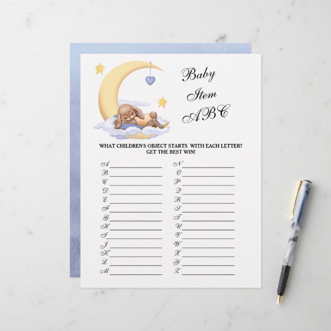 Hoja de papel Ducha para bebé (Anverso/Reverso In Situ)