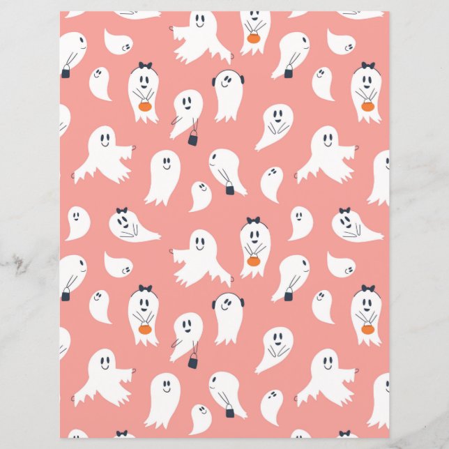 Hoja de papel fantasma de Boo Street (Anverso)