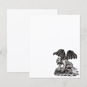 Hoja de papel Golem Gargoyle