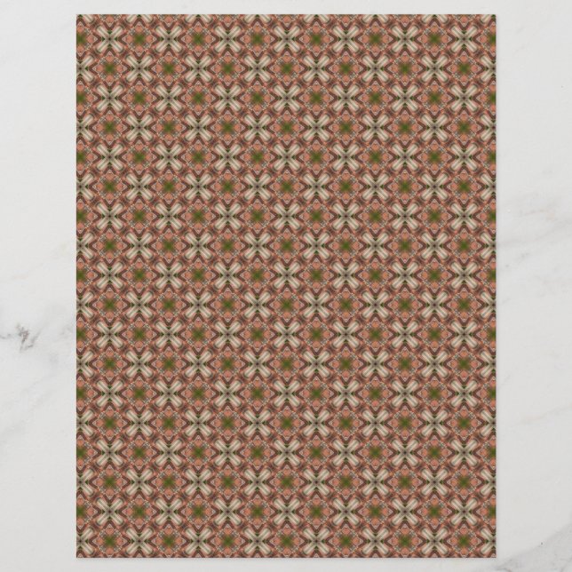 Hoja de papel marrón para scrapbook (Anverso)