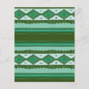 Hoja de papel nativa verde