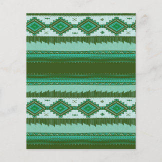 Hoja de papel nativa verde