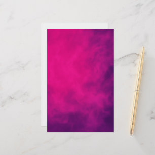 Hoja de papel Neon Pink Smoke - Personalizable