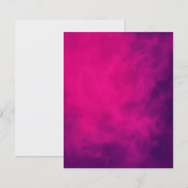 Hoja de papel Neon Pink Smoke Personalizado (Anverso / Reverso)