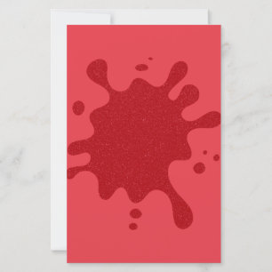 Hoja de papel para el diseño de chapa roja de toma