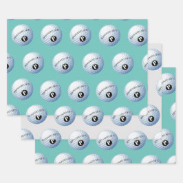 Hoja de papel para envolver nombre de Personalizad