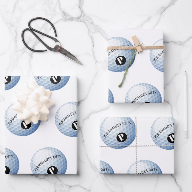 Hoja de papel para envolver nombre de Personalizad (Anverso)