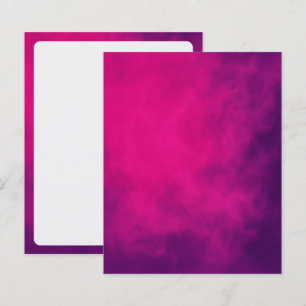 Hoja de papel para eventos Neon Pink Smoke - Perso