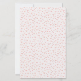 Hoja de papel Pastel Hearts