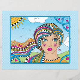 Hoja de papel plana Be Kind_Flat 11"x 8.5"