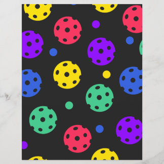 Hoja de papel plana de diseño de bolas de volante