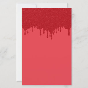 Hoja de papel rojo de Tomate para diseño de goteo