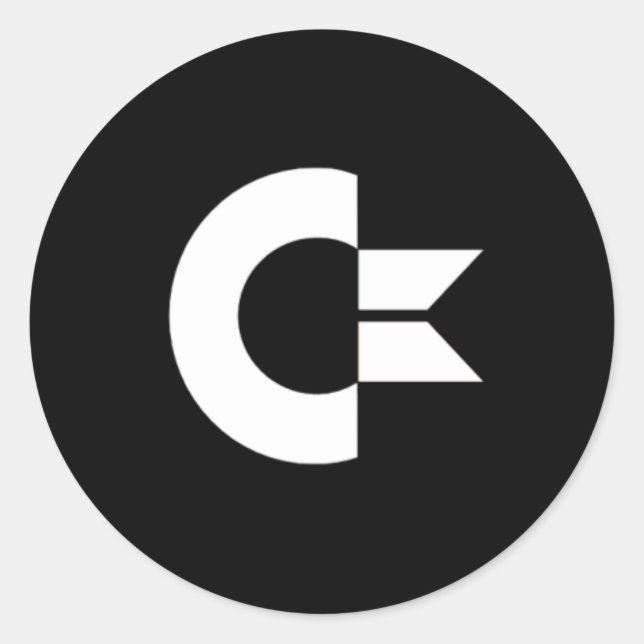 Hoja de pegatina de Commodore (Anverso)