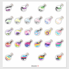 Hoja de Pegatina de las posiciones de orgullo