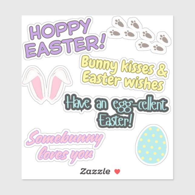 Hoja de Pegatina de Semana Santa (Hoja)