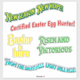 Hoja de Pegatina de Semana Santa