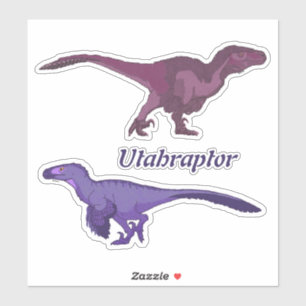 Hoja de Pegatina de Utahraptor