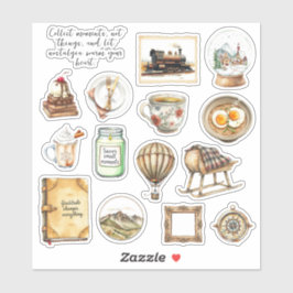 Hoja de Pegatina de Vibes Cosmo