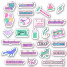 Hoja de Pegatina de vinilo de corte de Personaliza