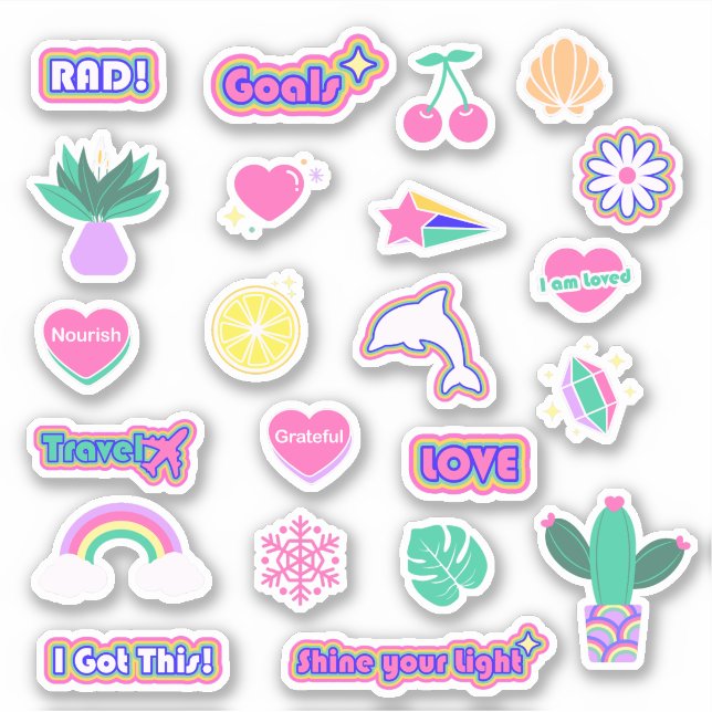 Hoja de Pegatina de vinilo de corte Personalizado  (Anverso)