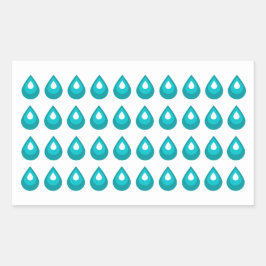 Hoja de Pegatina del diario de agua para caídas