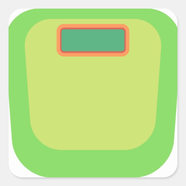 Hoja de Pegatina del Rastreador de Peso Verde (Anverso)