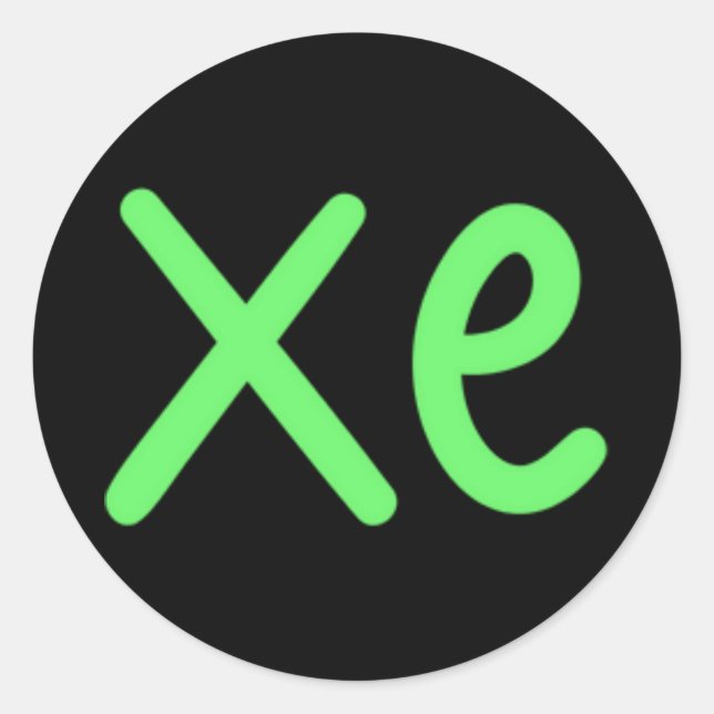 Hoja de Pegatina Pronoun (Anverso)