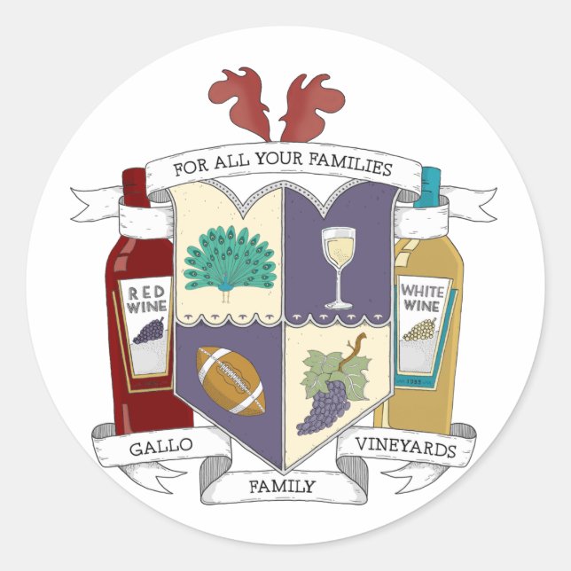 Hoja de Pegatina redonda (Anverso)