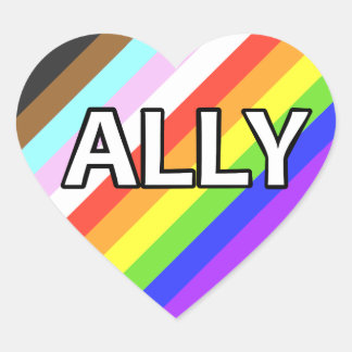 Hoja de Pegatinas de Ally Heart