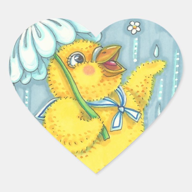 HOJA DE PEGATINAS DE CHICK DE PRIMAVERA DE ABRIL (Anverso)