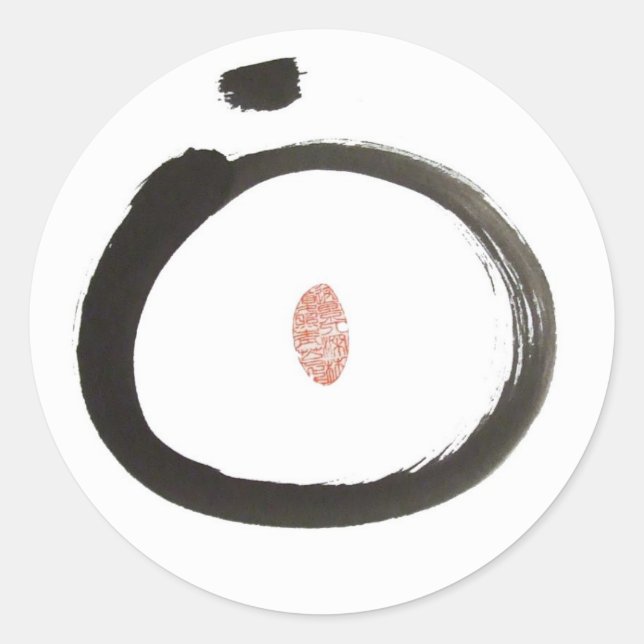 Hoja de Pegatinas de Círculo Zen (Anverso)