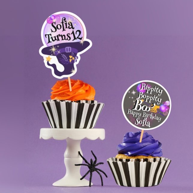 Hoja de pegatinas de cumpleaños de Halloween  (Subido por el creador)
