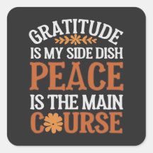 Hoja de Pegatinas de Gratitud y Paz - Personalizab