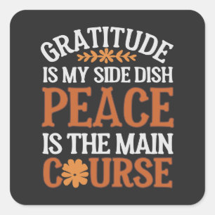 Hoja de Pegatinas de Gratitud y Paz - Personalizab