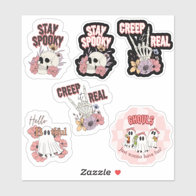 Hoja de Pegatinas de Halloween (Hoja)