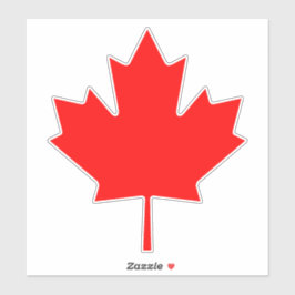 Hoja de pegatinas de hoja de arce Vinilo | Product