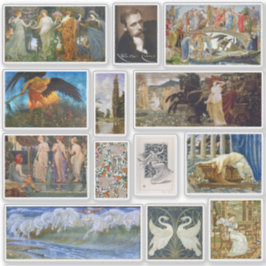 Hoja de Pegatinas de la Galería de Arte de Walter 