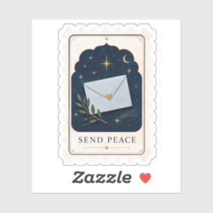Hoja de pegatinas de Pen Pal Celestial Send Peace